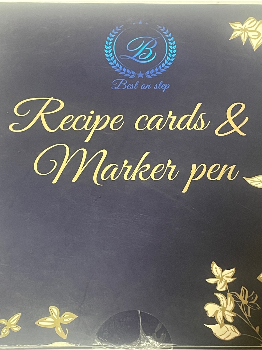 Best on Step Recipe Cards & Marker Pen Set. NEW!